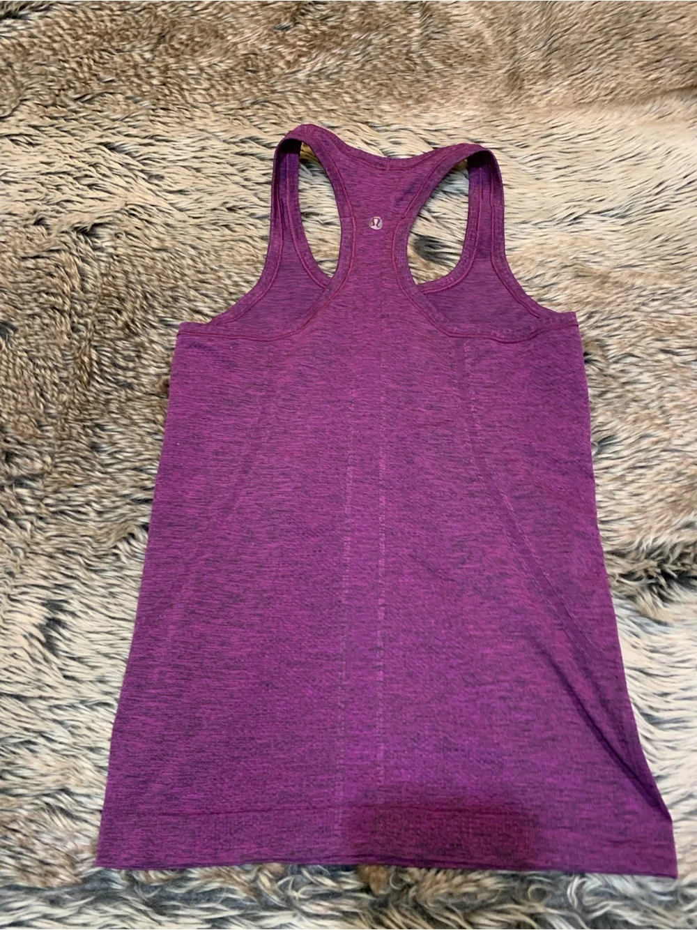 Lululemon Swiftly Tech Racerback Black / Chilled Grape Size 2